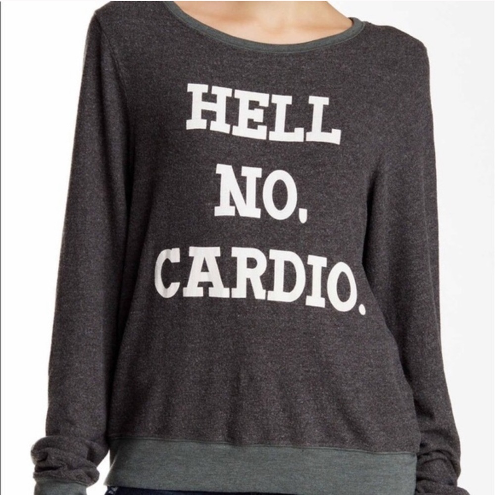 Wildfox Hell No Cardio Pullover